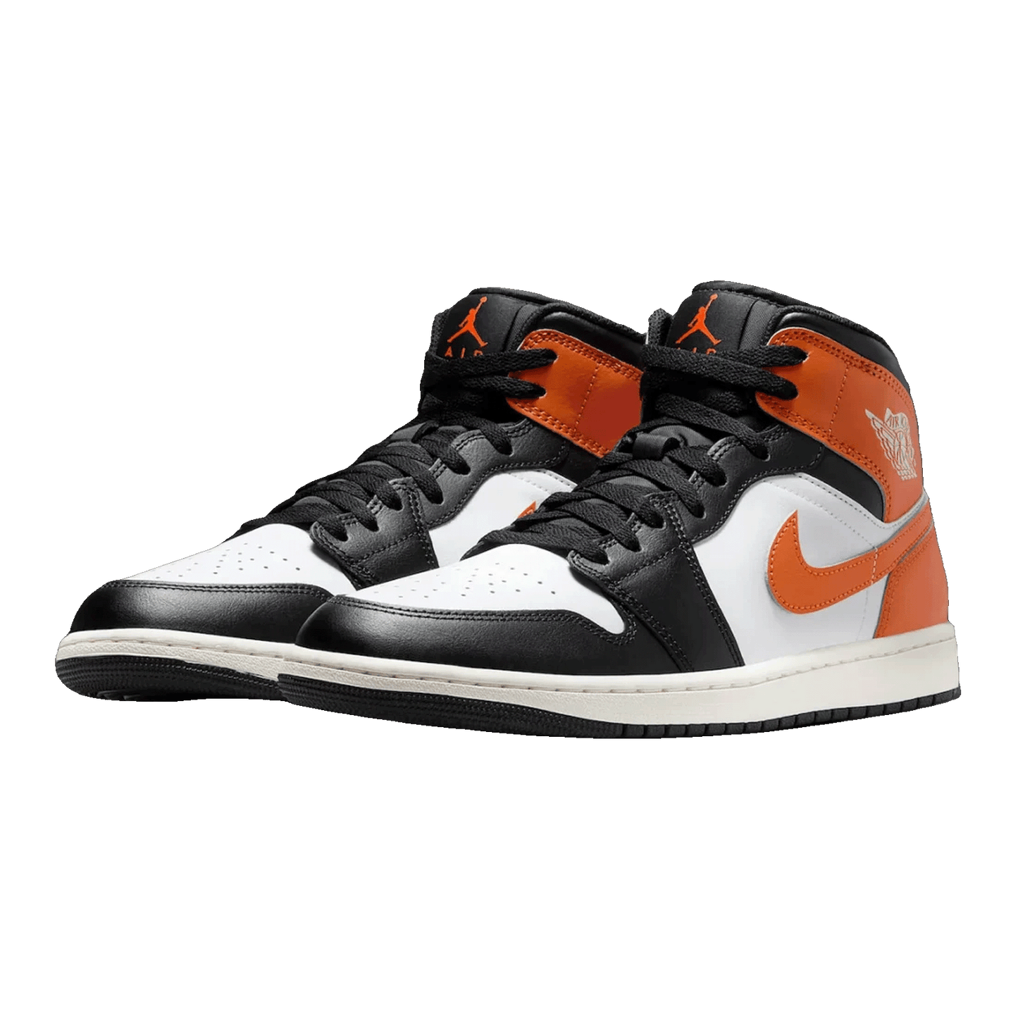 Nike Air Jordan 1 Mid Black Toe Starfish (GS) Side