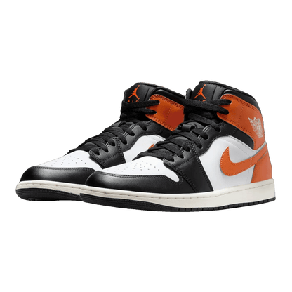 Nike Air Jordan 1 Mid Black Toe Starfish (GS) Side