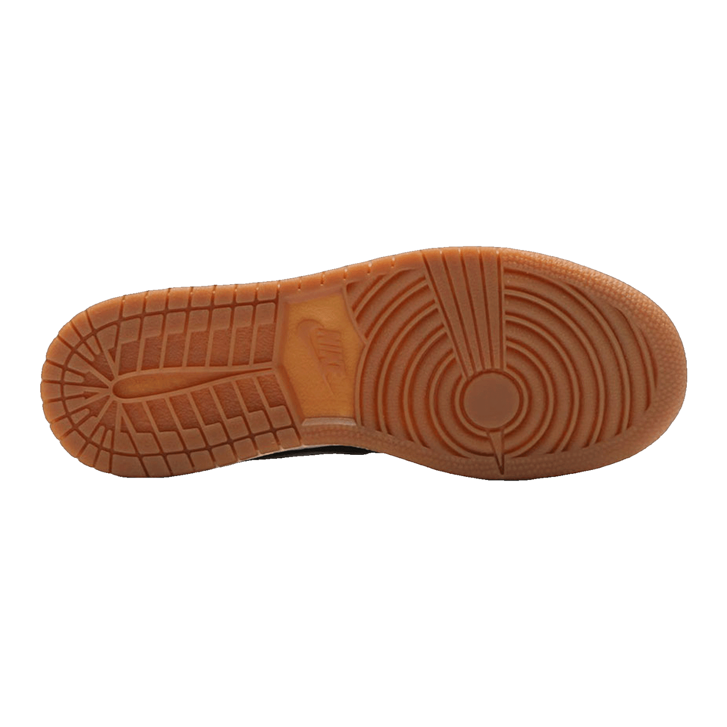 Nike Air Jordan 1 Mid Black White Gold (GS) Sohle