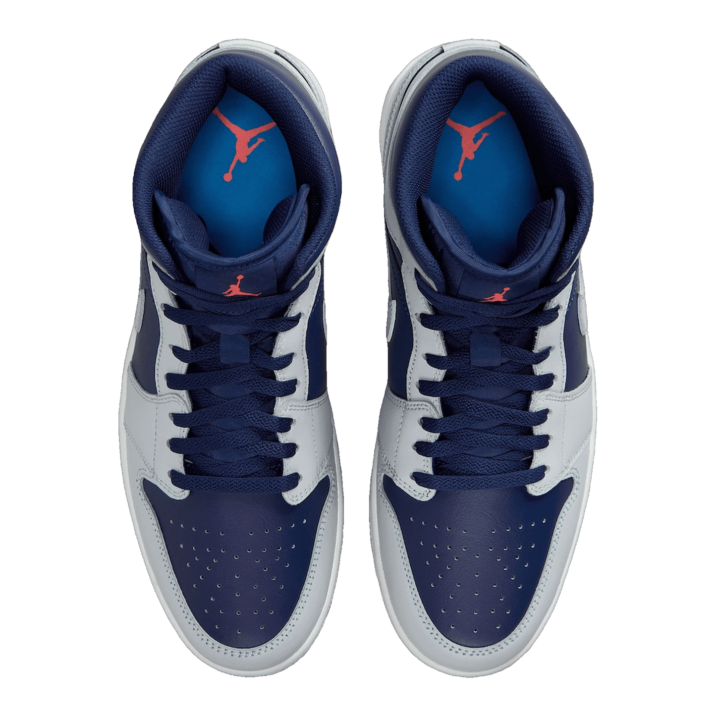 Nike Air Jordan 1 Mid Blue Void Oben