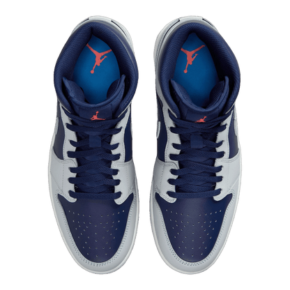 Nike Air Jordan 1 Mid Blue Void Oben
