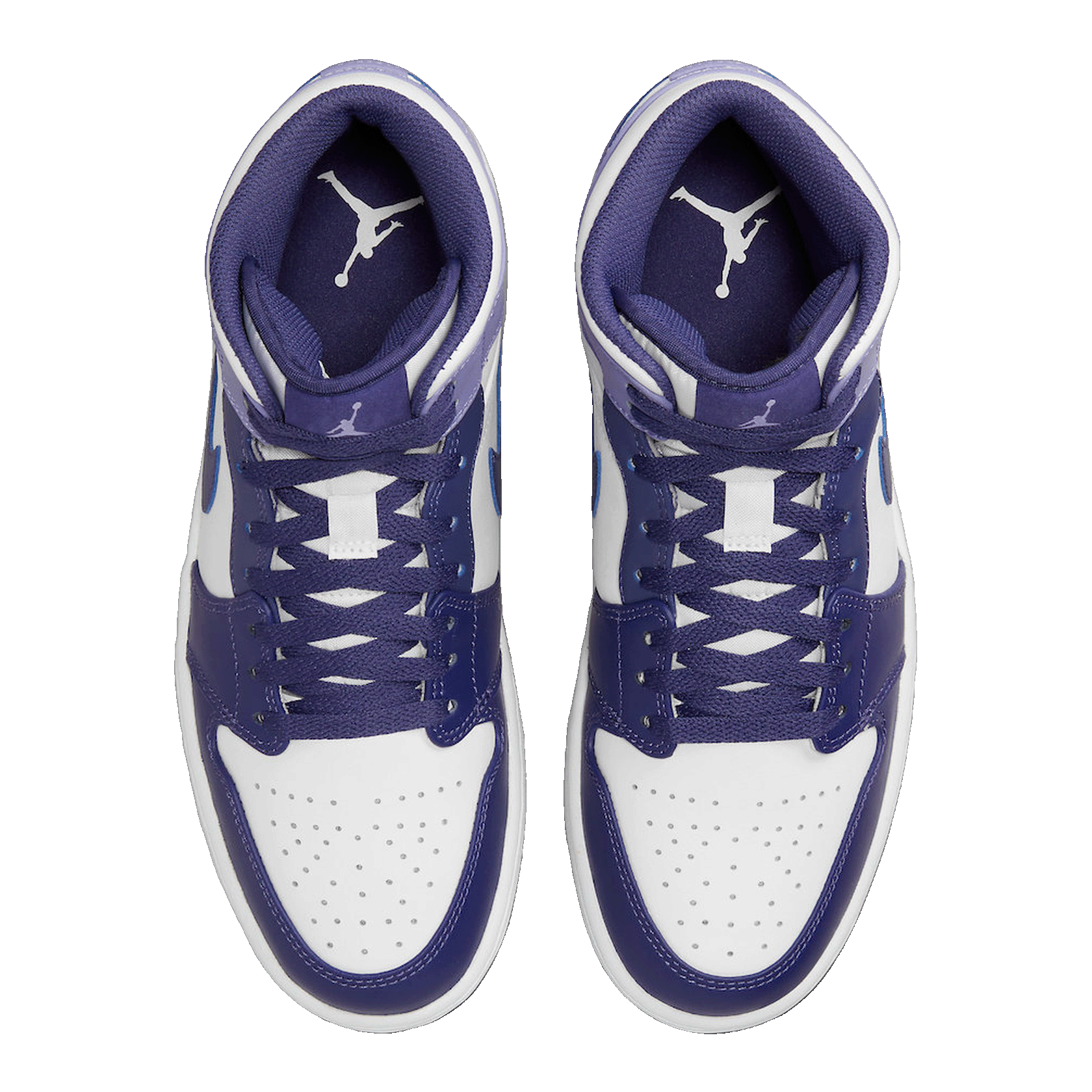 Nike Air Jordan 1 Mid Blueberry Oben