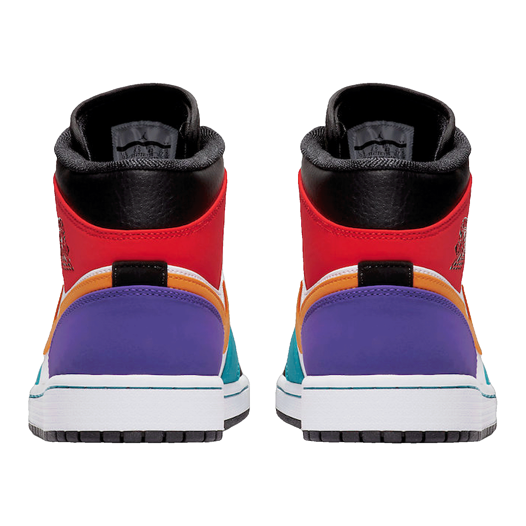 Nike Air Jordan 1 Mid Bred Multi-Color Back