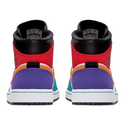 Nike Air Jordan 1 Mid Bred Multi-Color Back