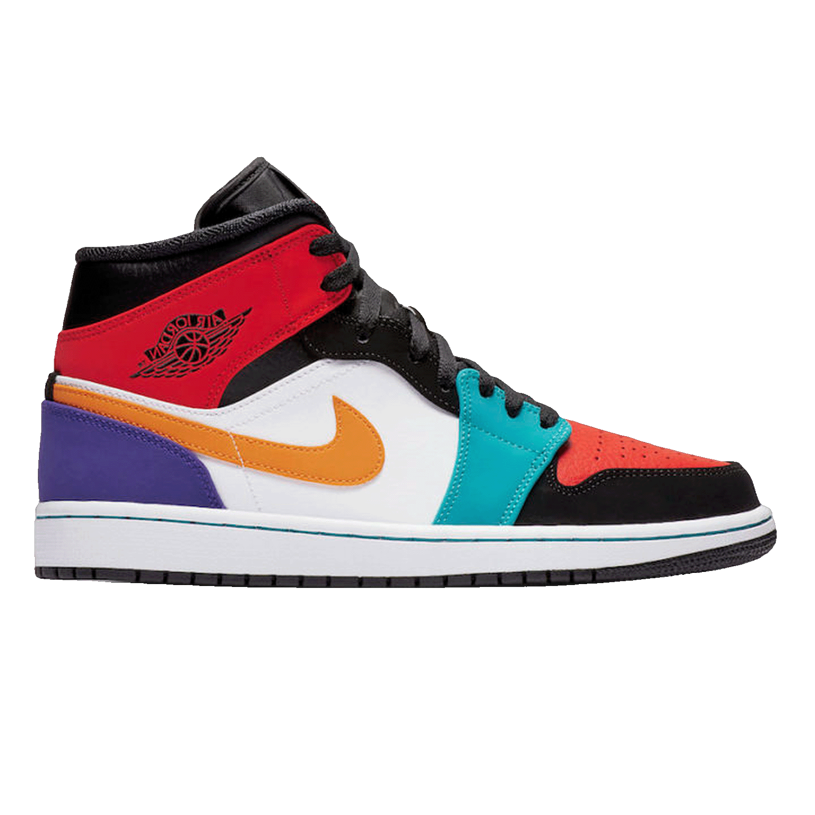 Nike Air Jordan 1 Mid Bred Multi-Color (GS)