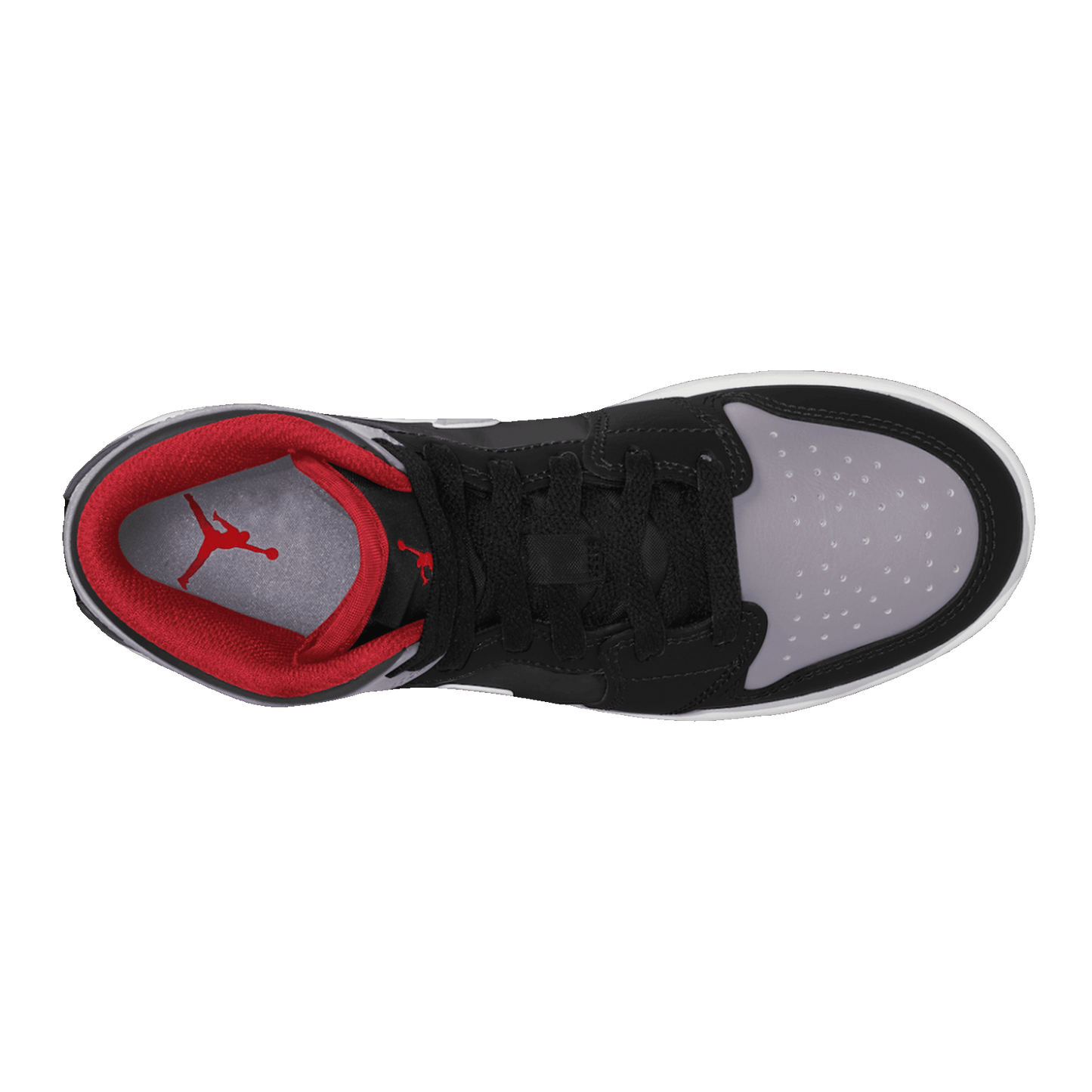 Nike Air Jordan 1 Mid Bred Shadow (GS) Oben