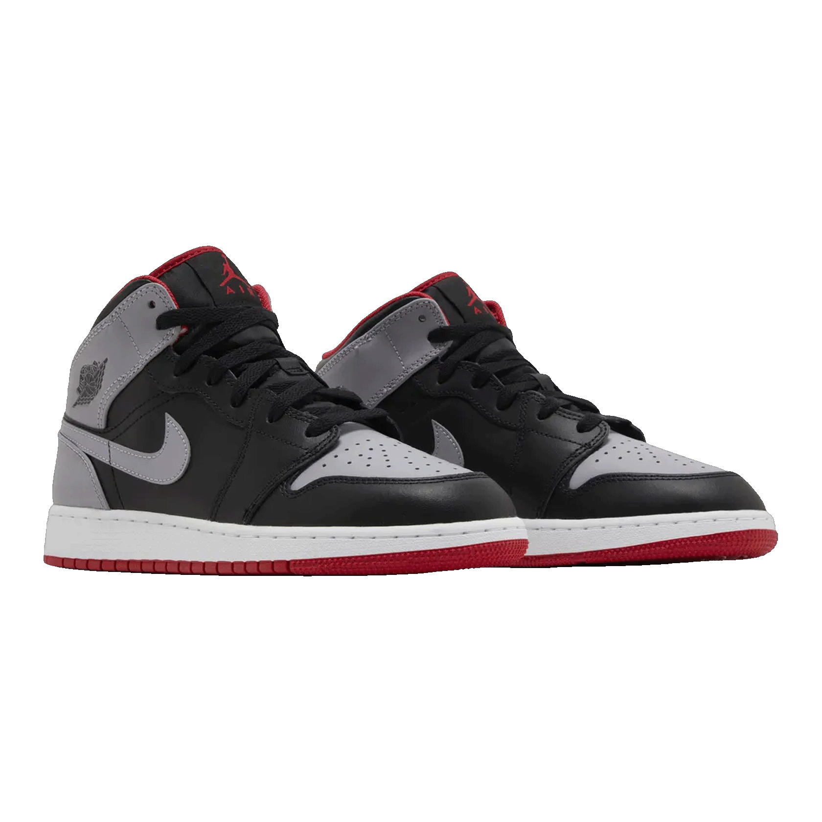 Nike Air Jordan 1 Mid Bred Shadow (GS) Side