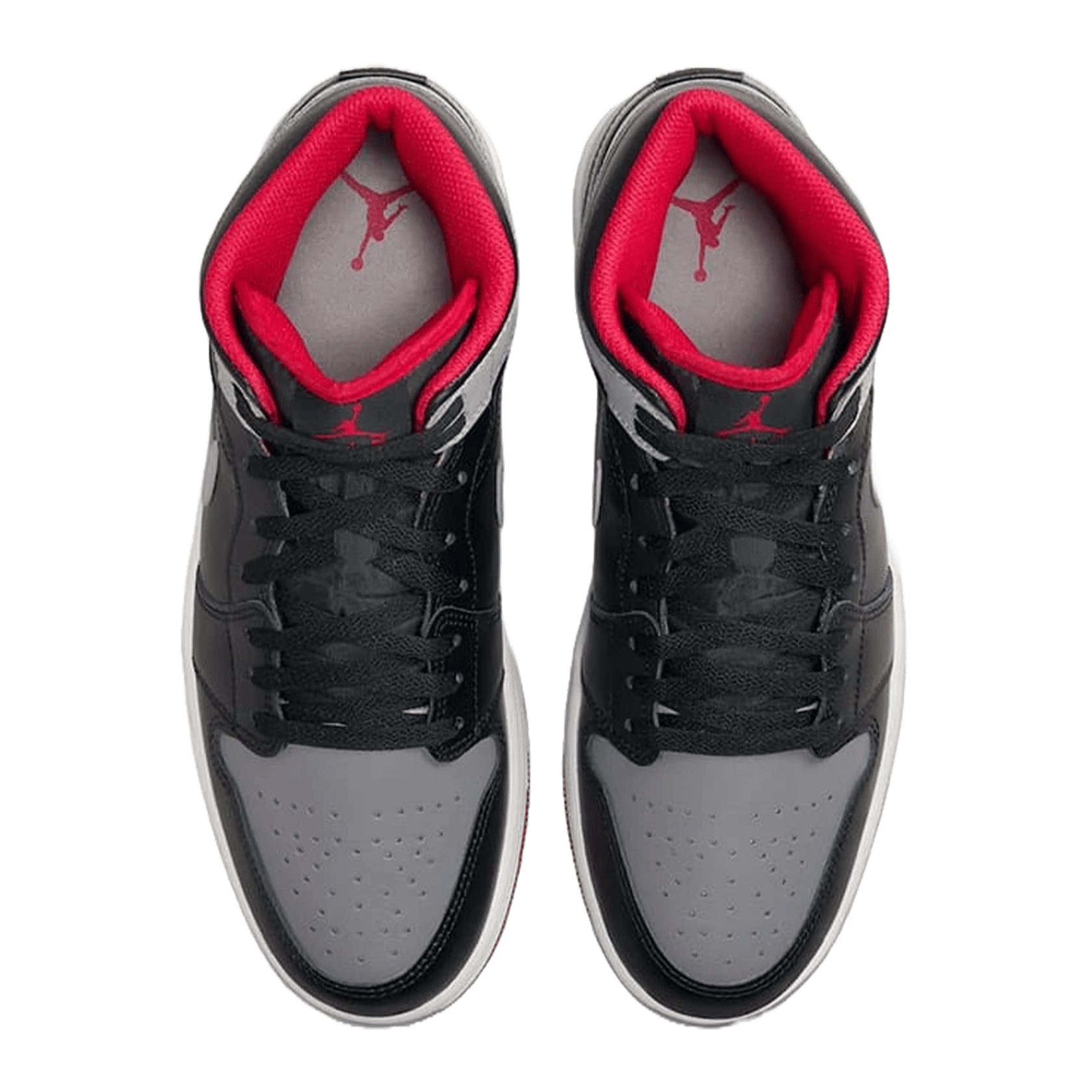 Nike Air Jordan 1 Mid Bred Shadow Oben