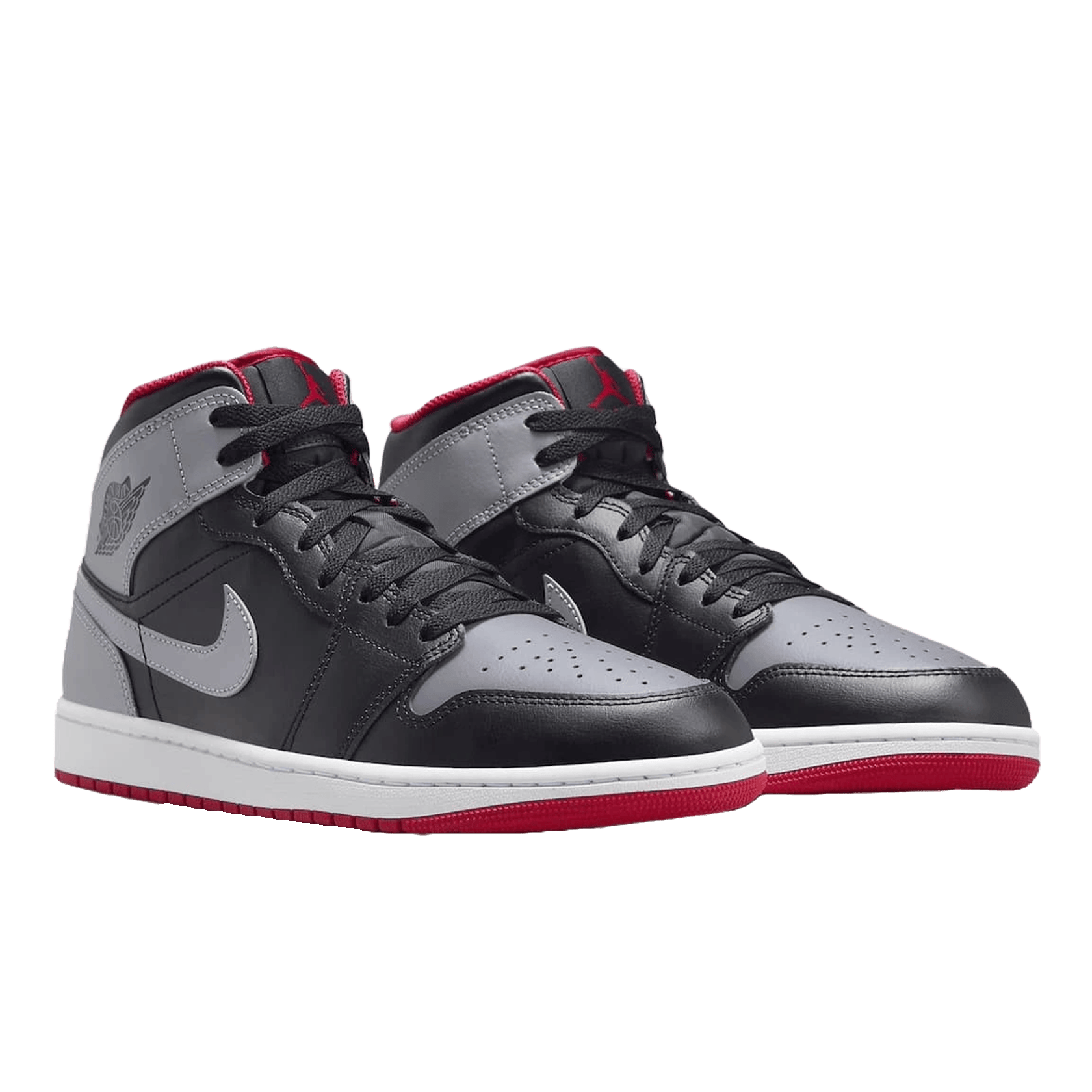 Nike Air Jordan 1 Mid Bred Shadow Side