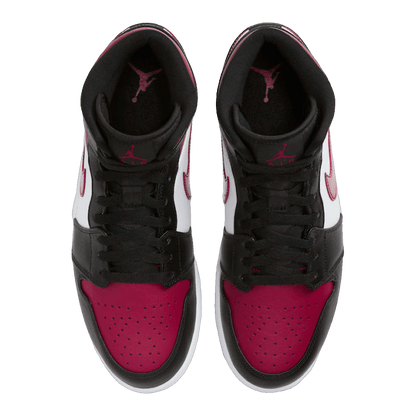 Nike Air Jordan 1 Mid Bred Toe Oben