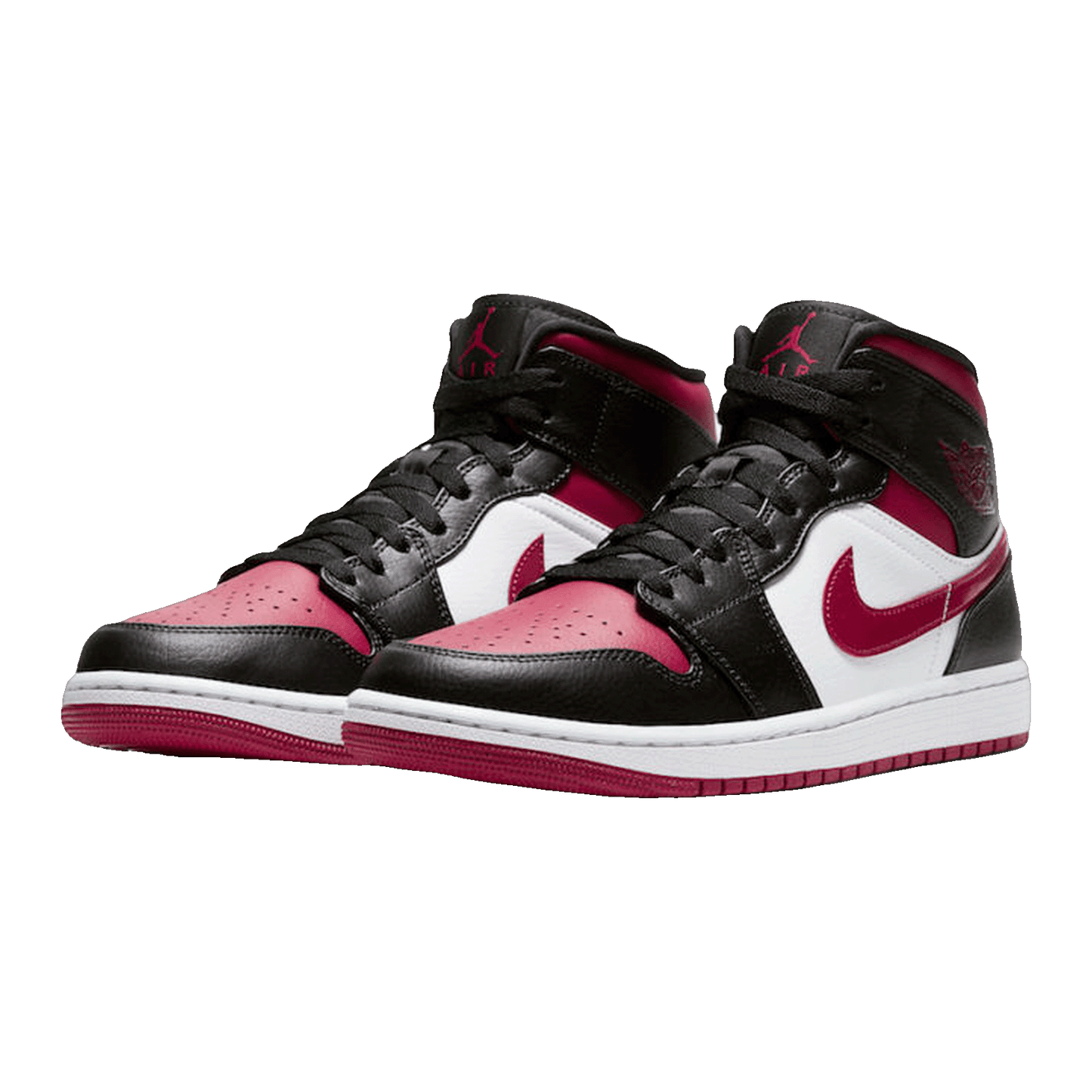 Nike Air Jordan 1 Mid Bred Toe Side