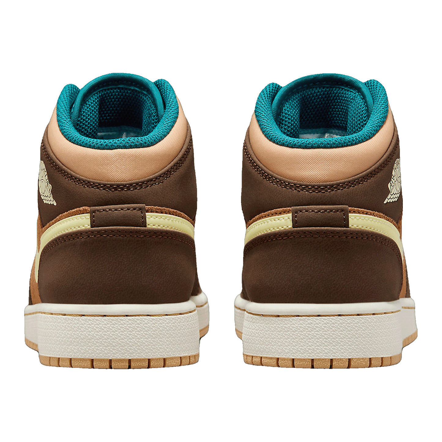 Nike Air Jordan 1 Mid Cacao Wow (GS) Back