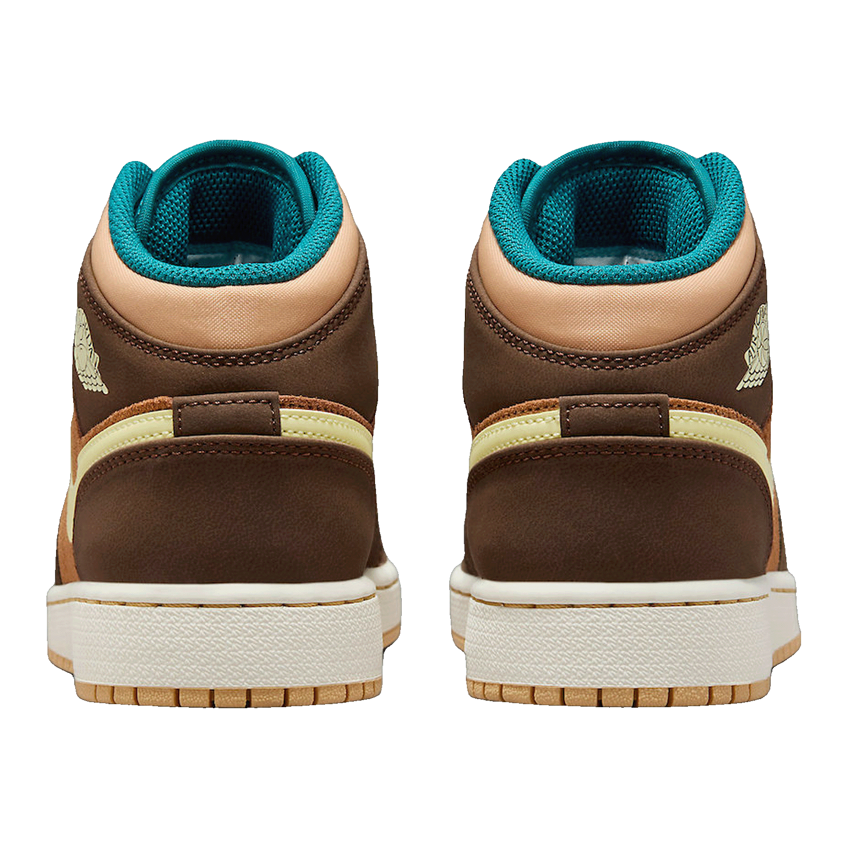 Nike Air Jordan 1 Mid Cacao Wow (GS) Back