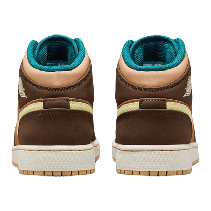 Nike Air Jordan 1 Mid Cacao Wow (GS) Back