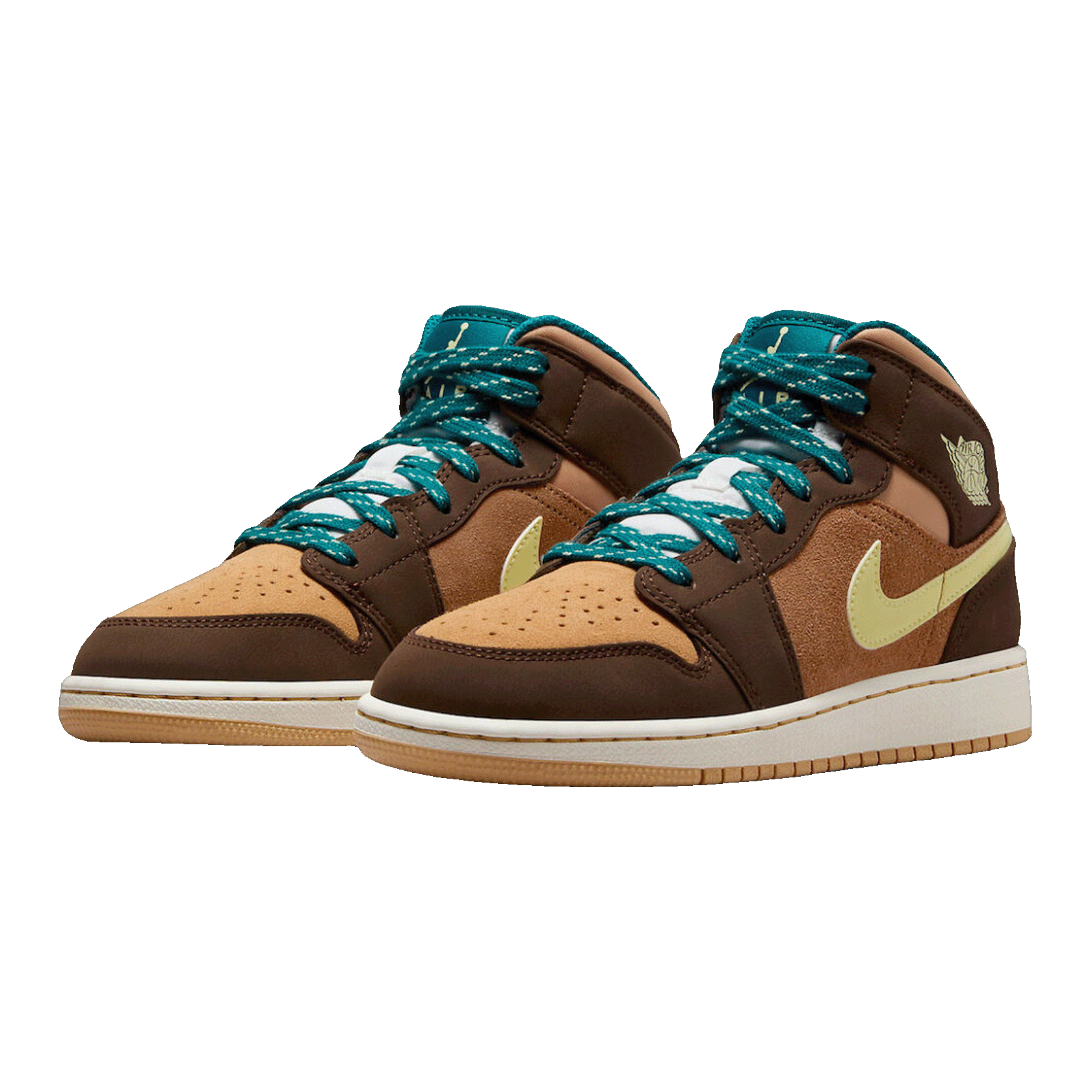 Nike Air Jordan 1 Mid Cacao Wow (GS) Side
