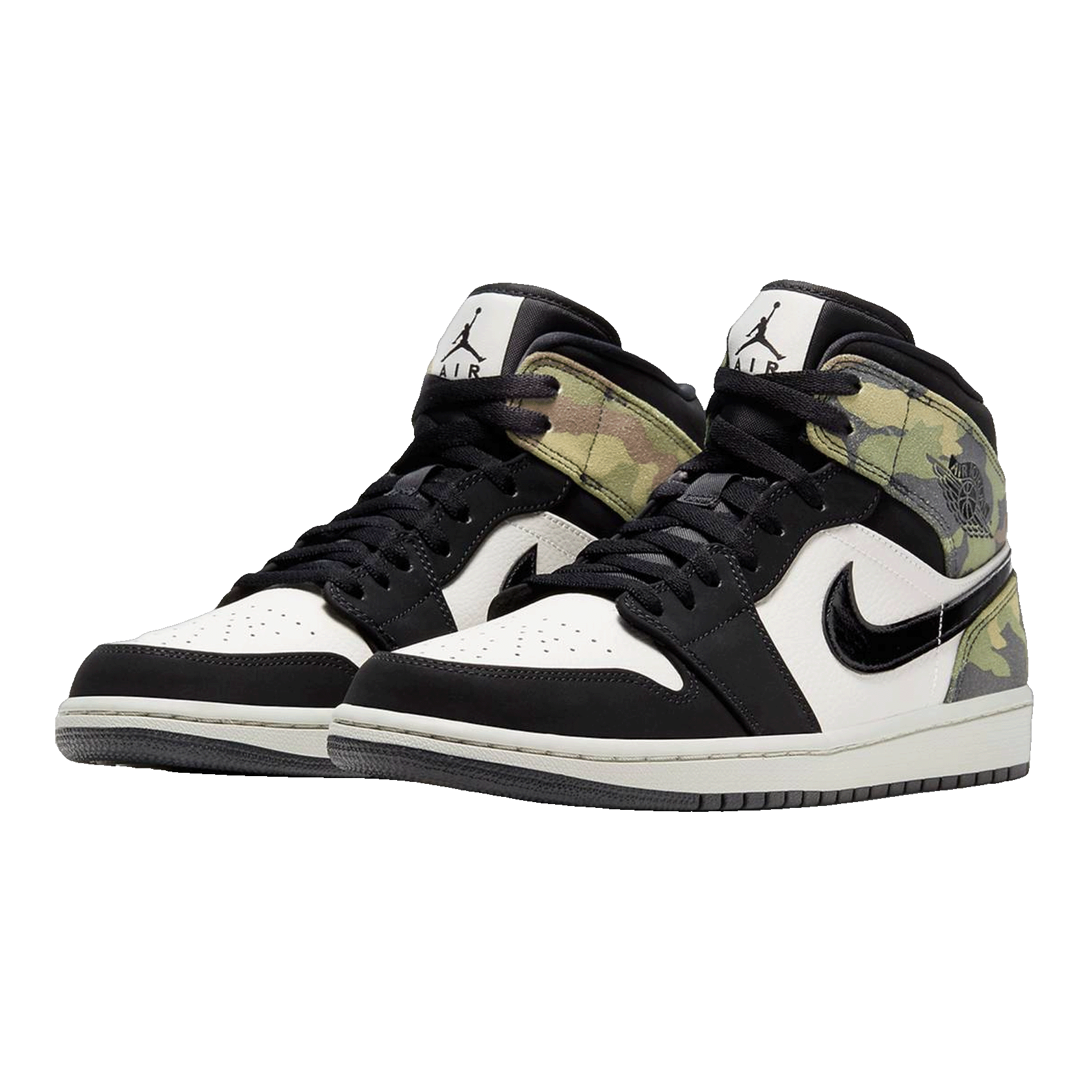 Nike Air Jordan 1 Mid Camo (GS) Side