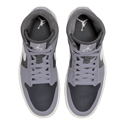Nike Air Jordan 1 Mid Cement Grey (W) Oben