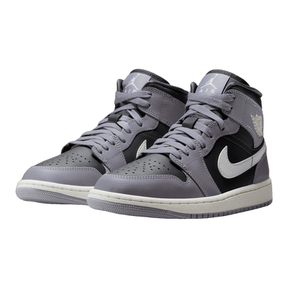 Nike Air Jordan 1 Mid Cement Grey (W) Side
