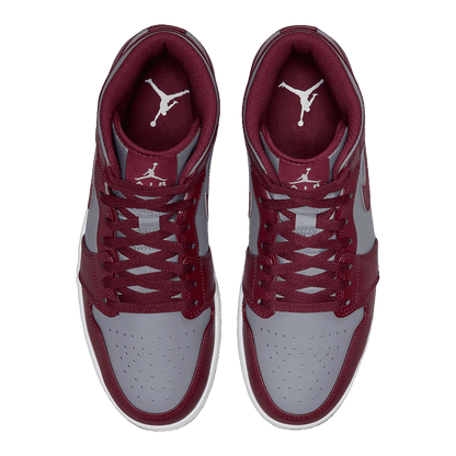 Nike Air Jordan 1 Mid Cherrywood Red Oben