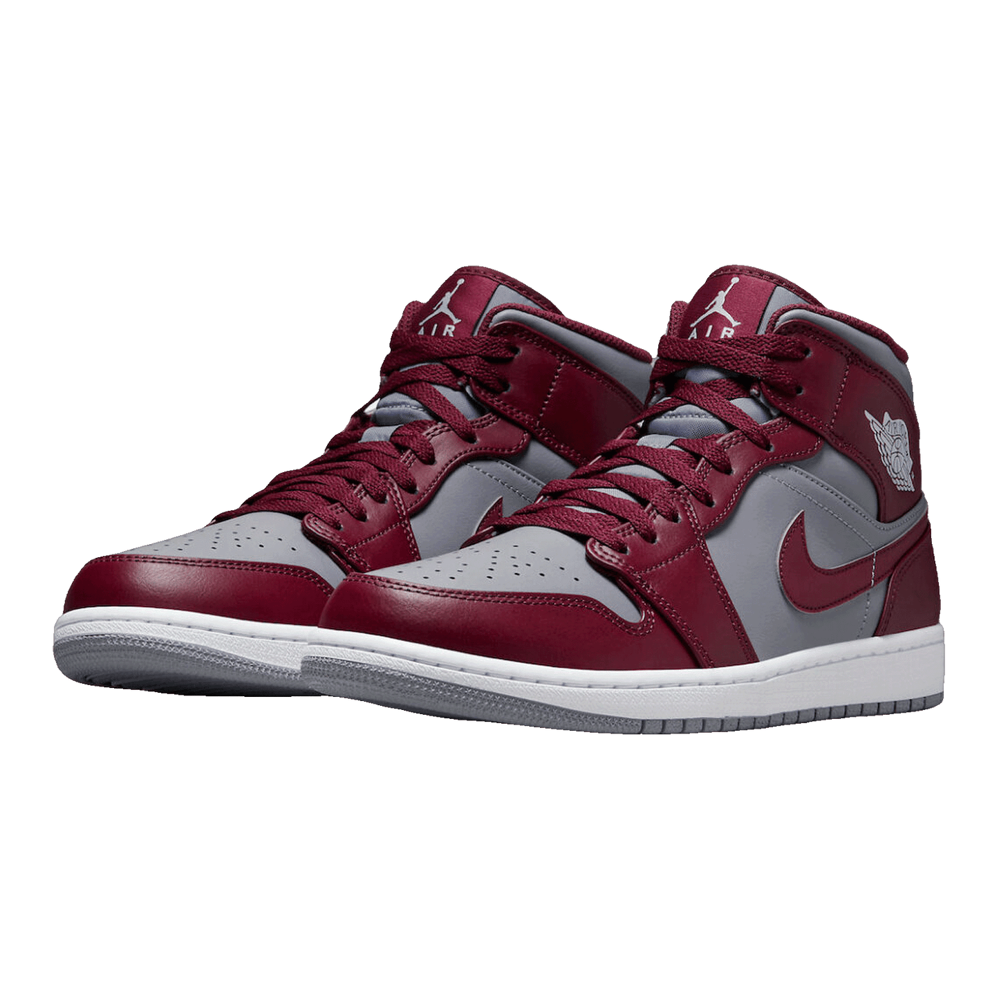 Nike Air Jordan 1 Mid Cherrywood Red Side