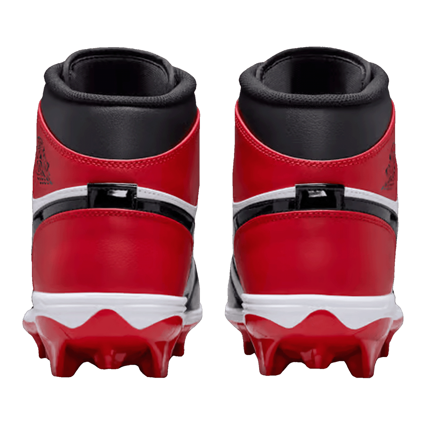 Nike Air Jordan 1 Mid Cleat Patent Bred Toe (GS) Back