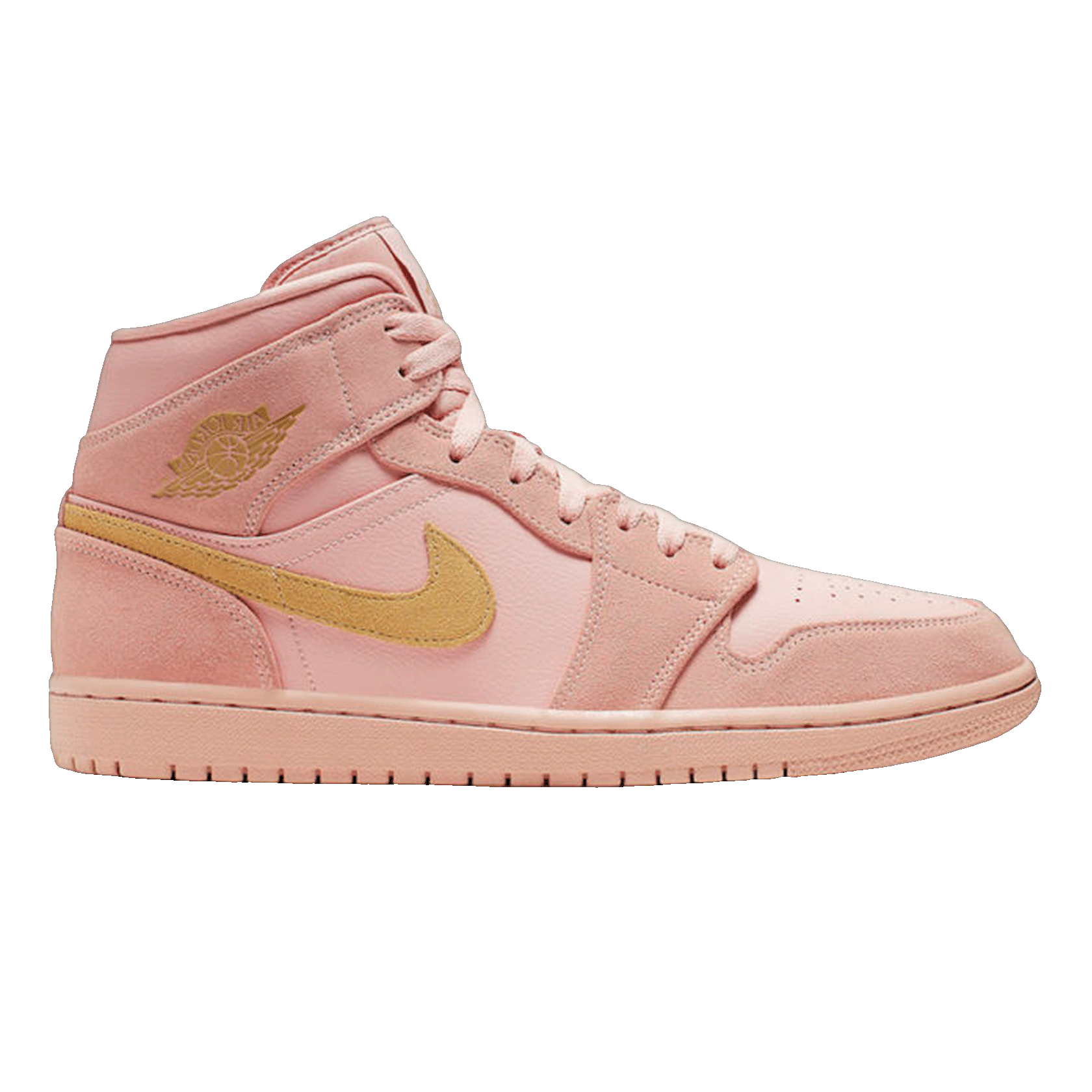 Nike Air Jordan 1 Mid Coral Gold