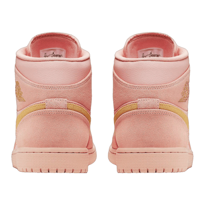 Nike Air Jordan 1 Mid Coral Gold Back