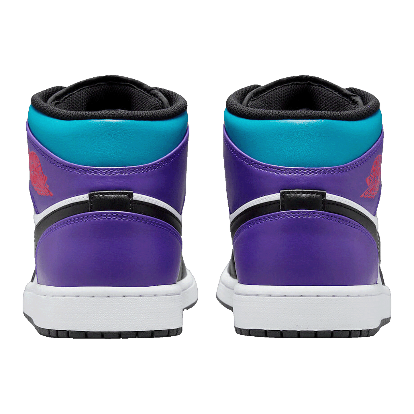 Nike Air Jordan 1 Mid Court Purple Tropical Twist Back