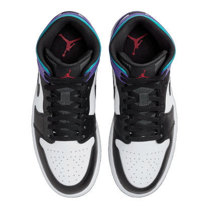 Nike Air Jordan 1 Mid Court Purple Tropical Twist Oben