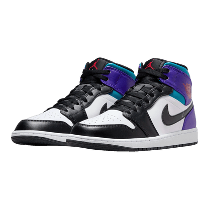 Nike Air Jordan 1 Mid Court Purple Tropical Twist Side