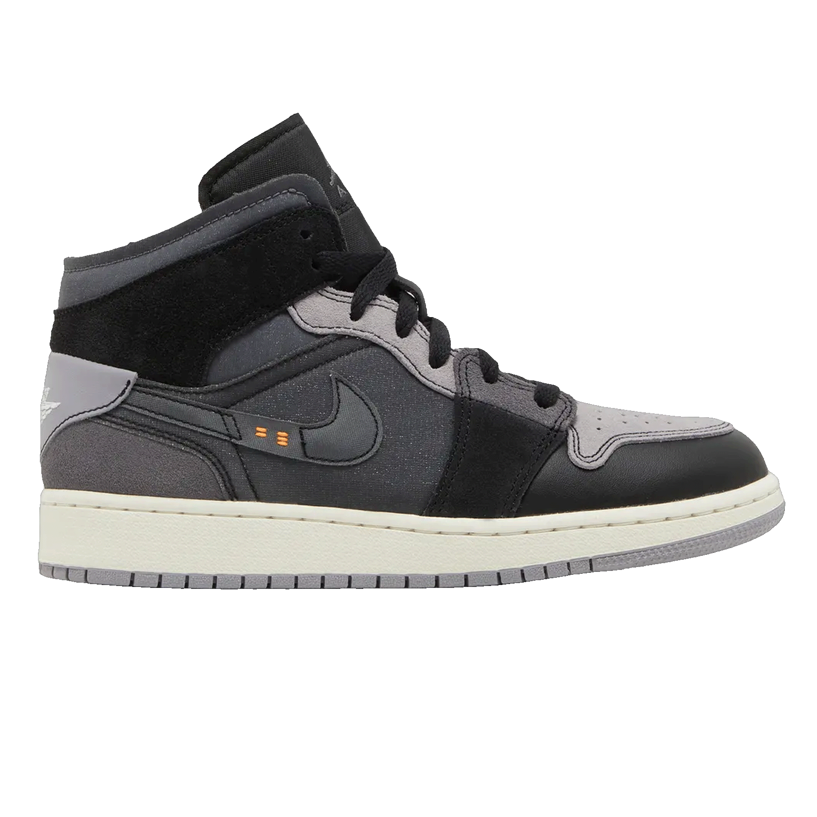 Nike Air Jordan 1 Mid Craft Inside Out Black (GS)