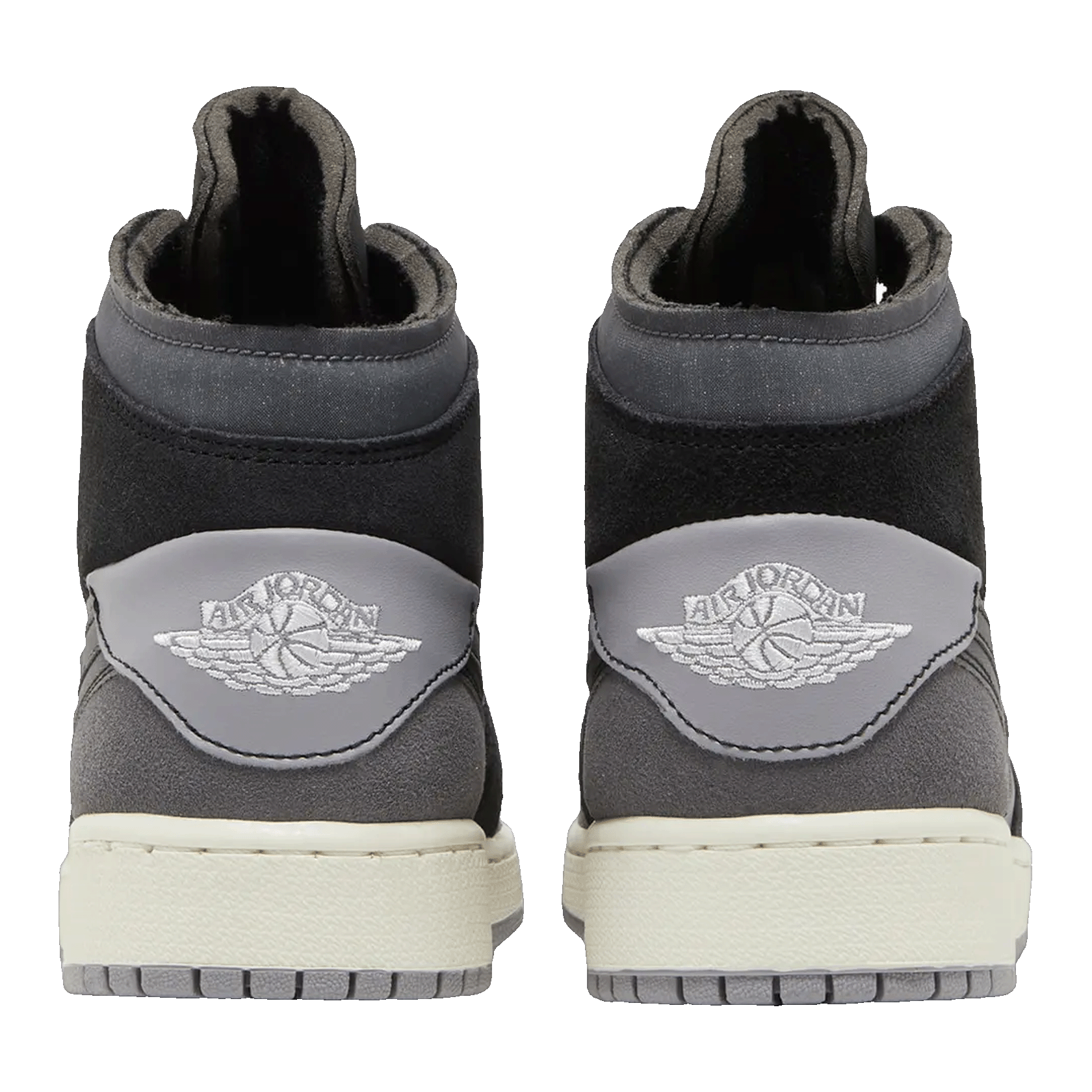 Nike Air Jordan 1 Mid Craft Inside Out Black (GS) Back
