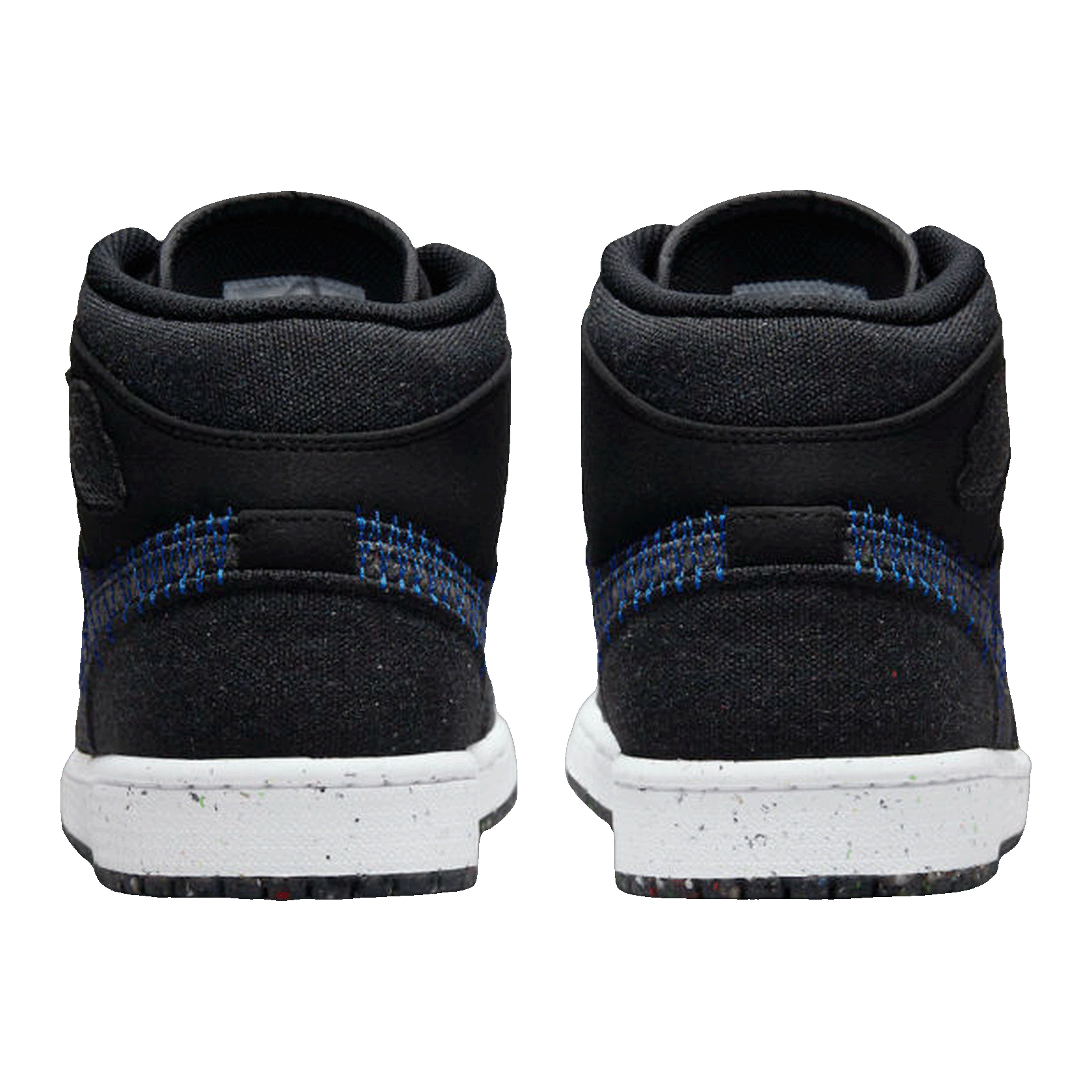 Nike Air Jordan 1 Mid Crater Black Back