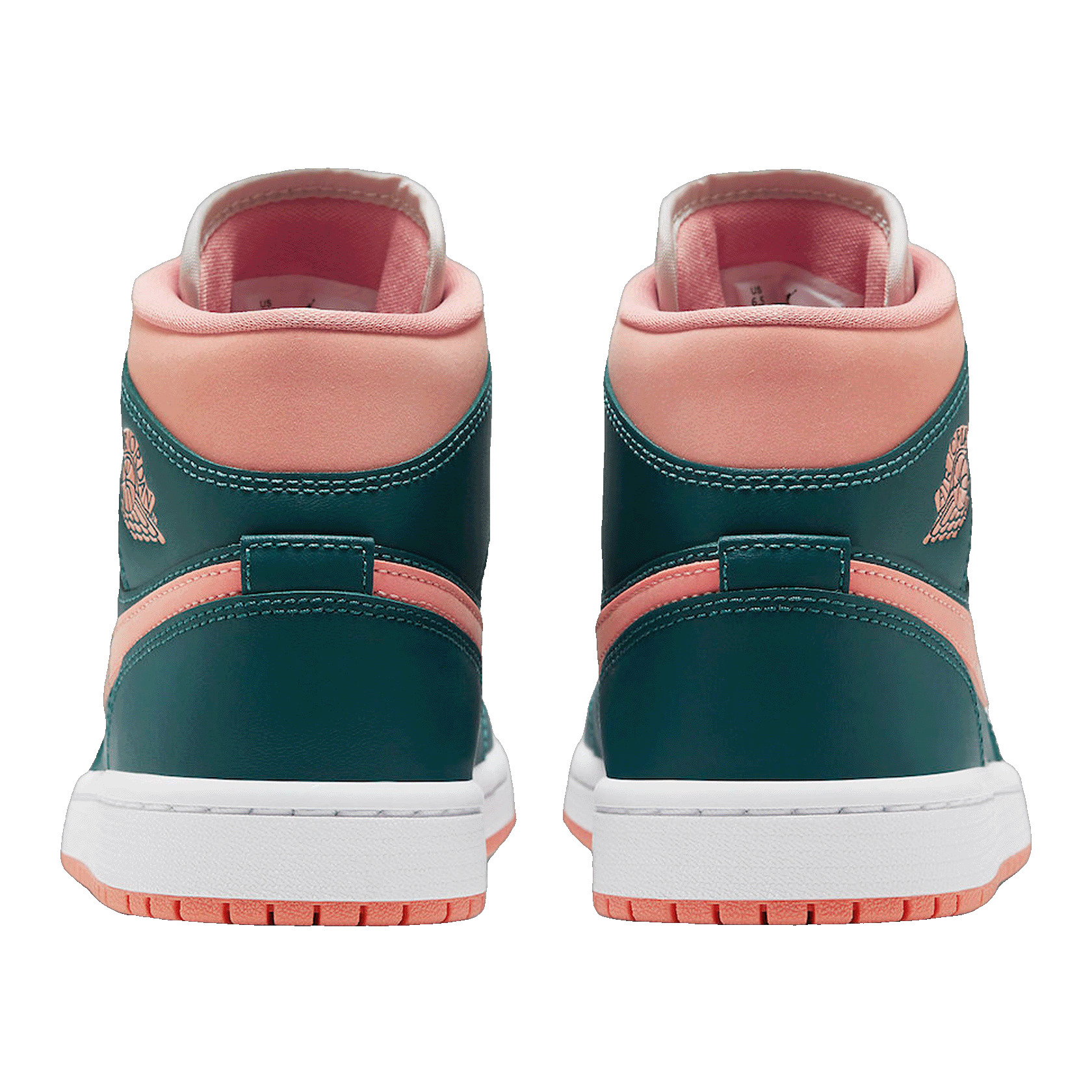 Nike Air Jordan 1 Mid Dark Teal Green (W) Back