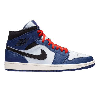 Nike Air Jordan 1 Mid Deep Royal Blue Black