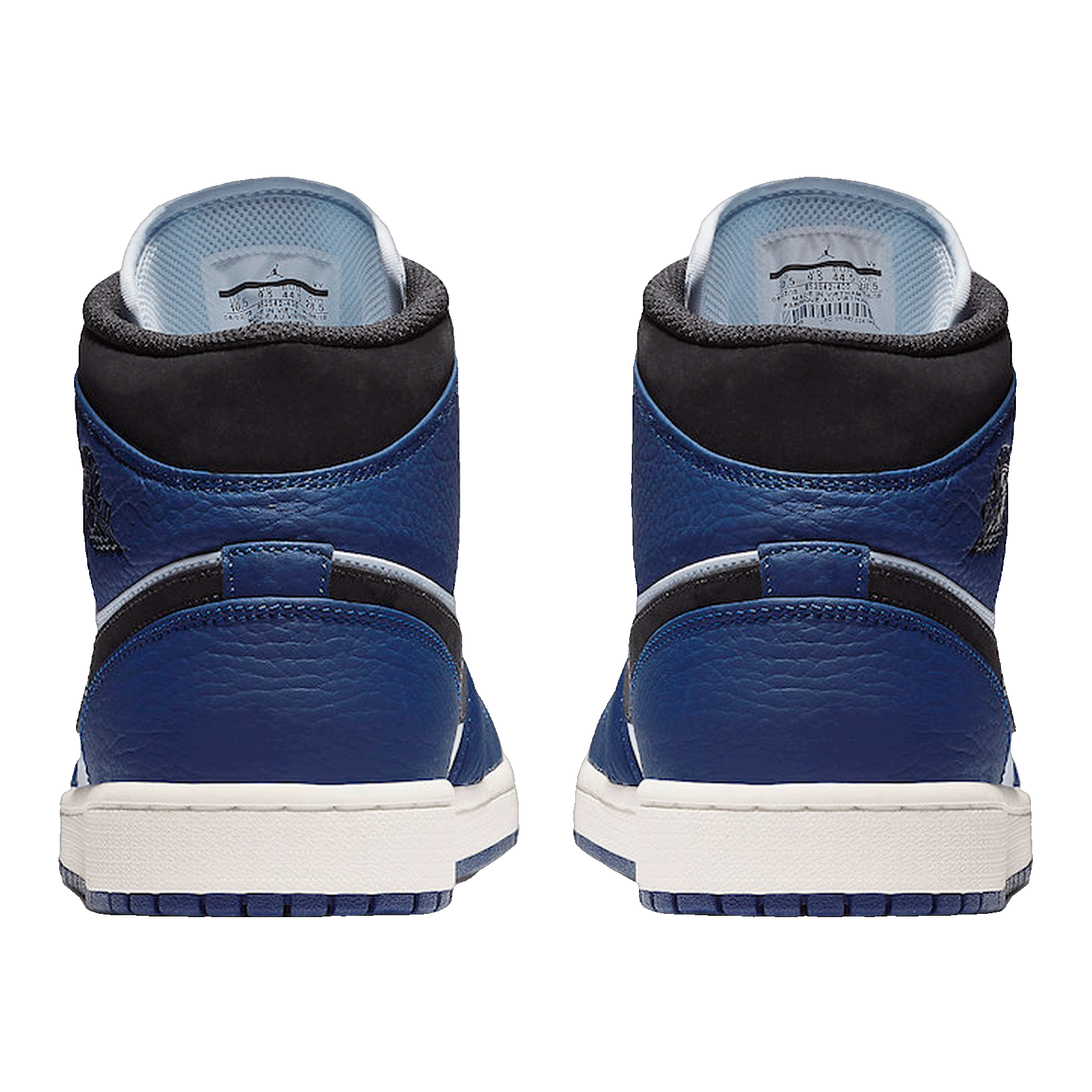 Nike Air Jordan 1 Mid Deep Royal Blue Black Back