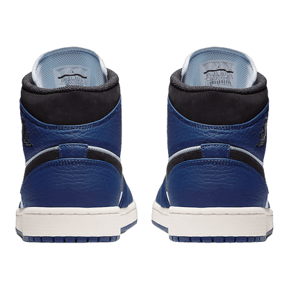 Nike Air Jordan 1 Mid Deep Royal Blue Black Back