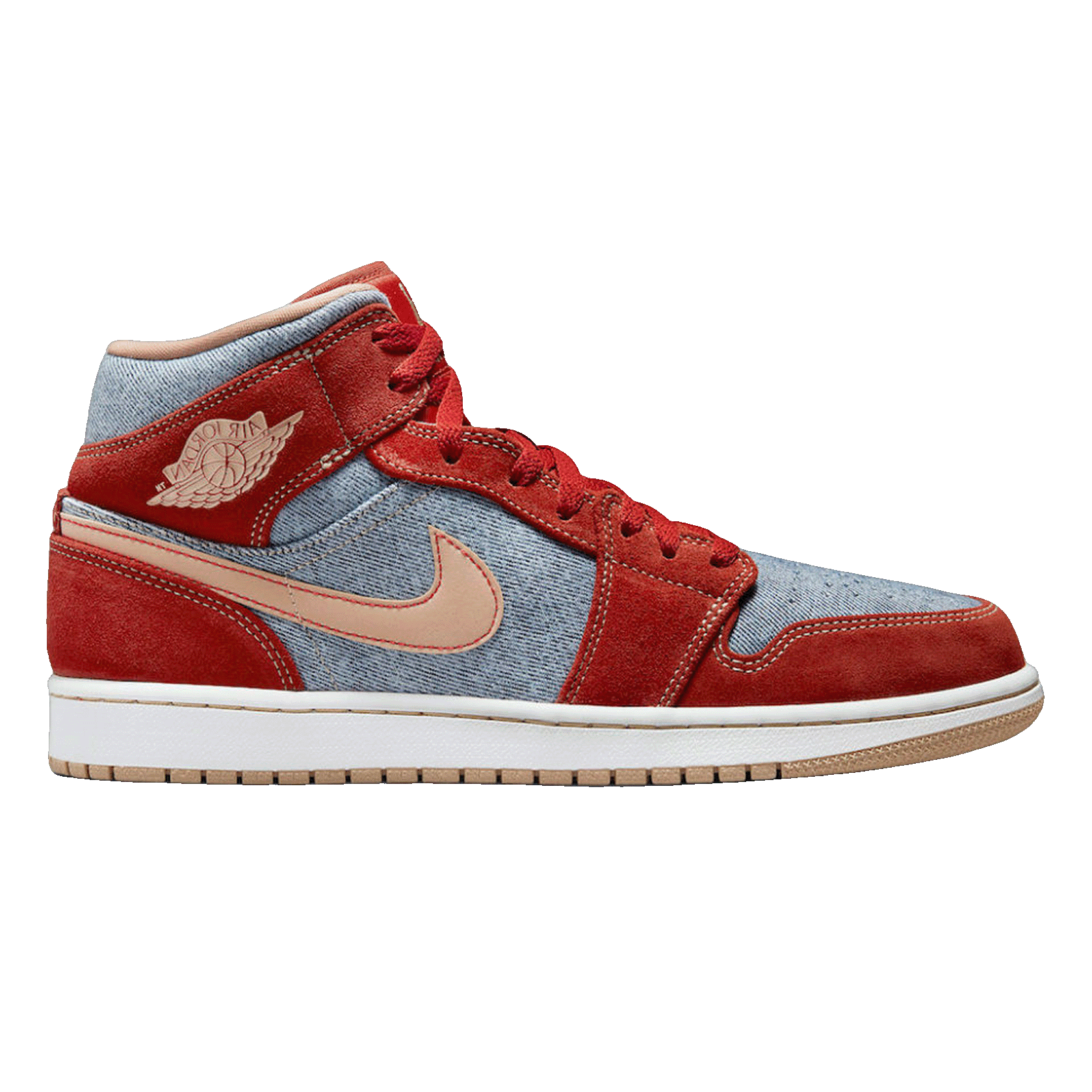 Nike Air Jordan 1 Mid Denim Sequin (GS)