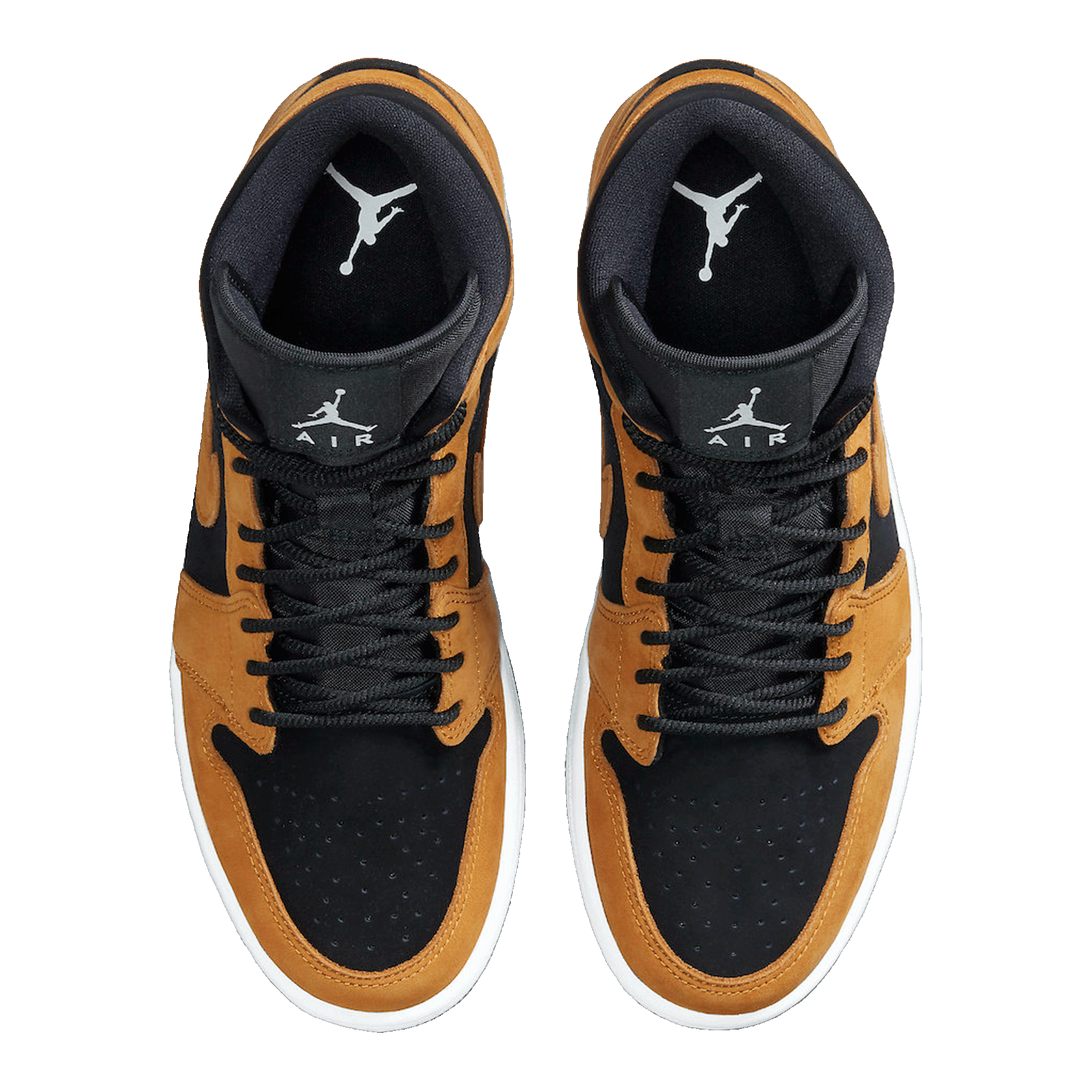 Nike Air Jordan 1 Mid Detroit Pistons Oben