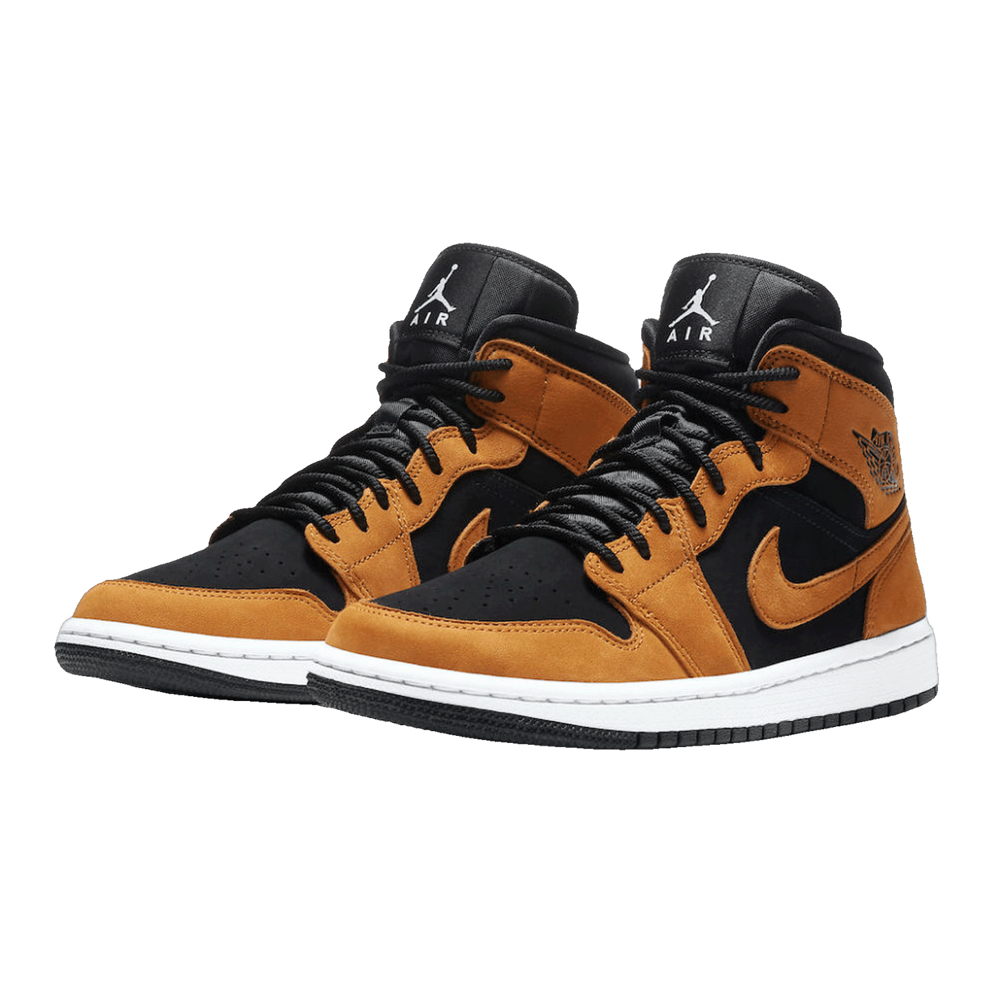 Nike Air Jordan 1 Mid Detroit Pistons Side