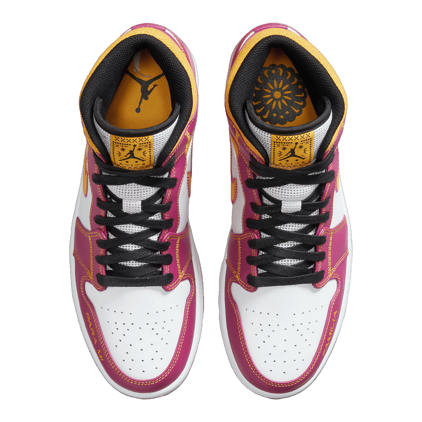 Nike Air Jordan 1 Mid Dia de los Muertos Oben