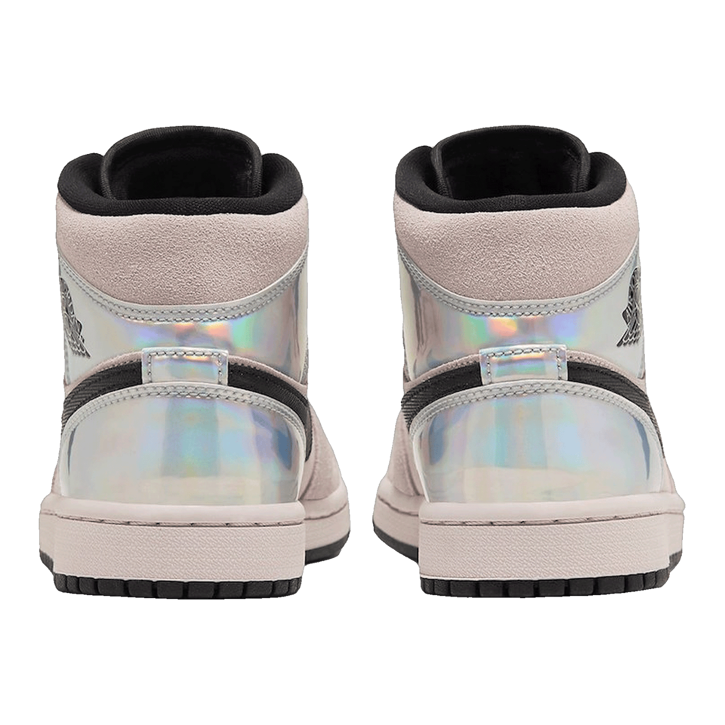 Nike Air Jordan 1 Mid Dirty Powder Iridescent (W) Back
