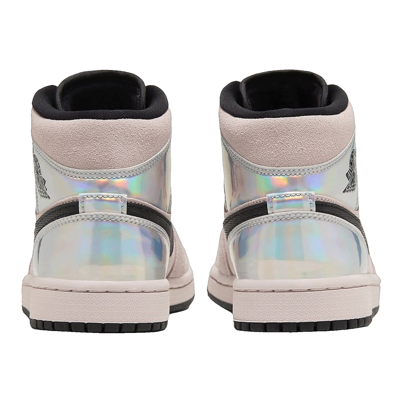 Nike Air Jordan 1 Mid Dirty Powder Iridescent (W) Back