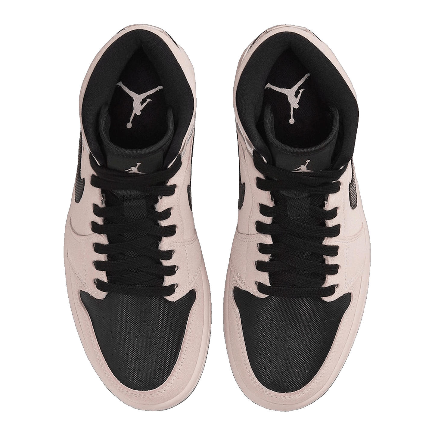 Nike Air Jordan 1 Mid Dirty Powder Iridescent (W) Oben