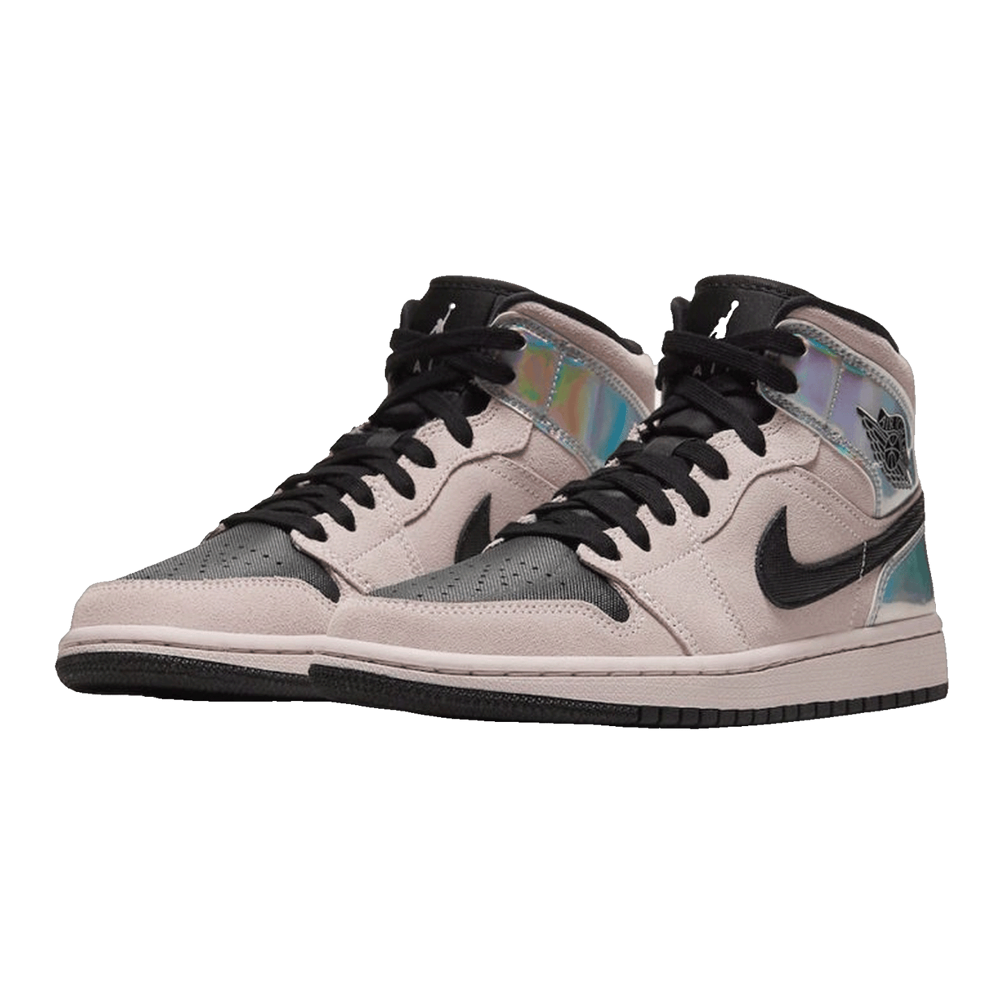 Nike Air Jordan 1 Mid Dirty Powder Iridescent (W) Side