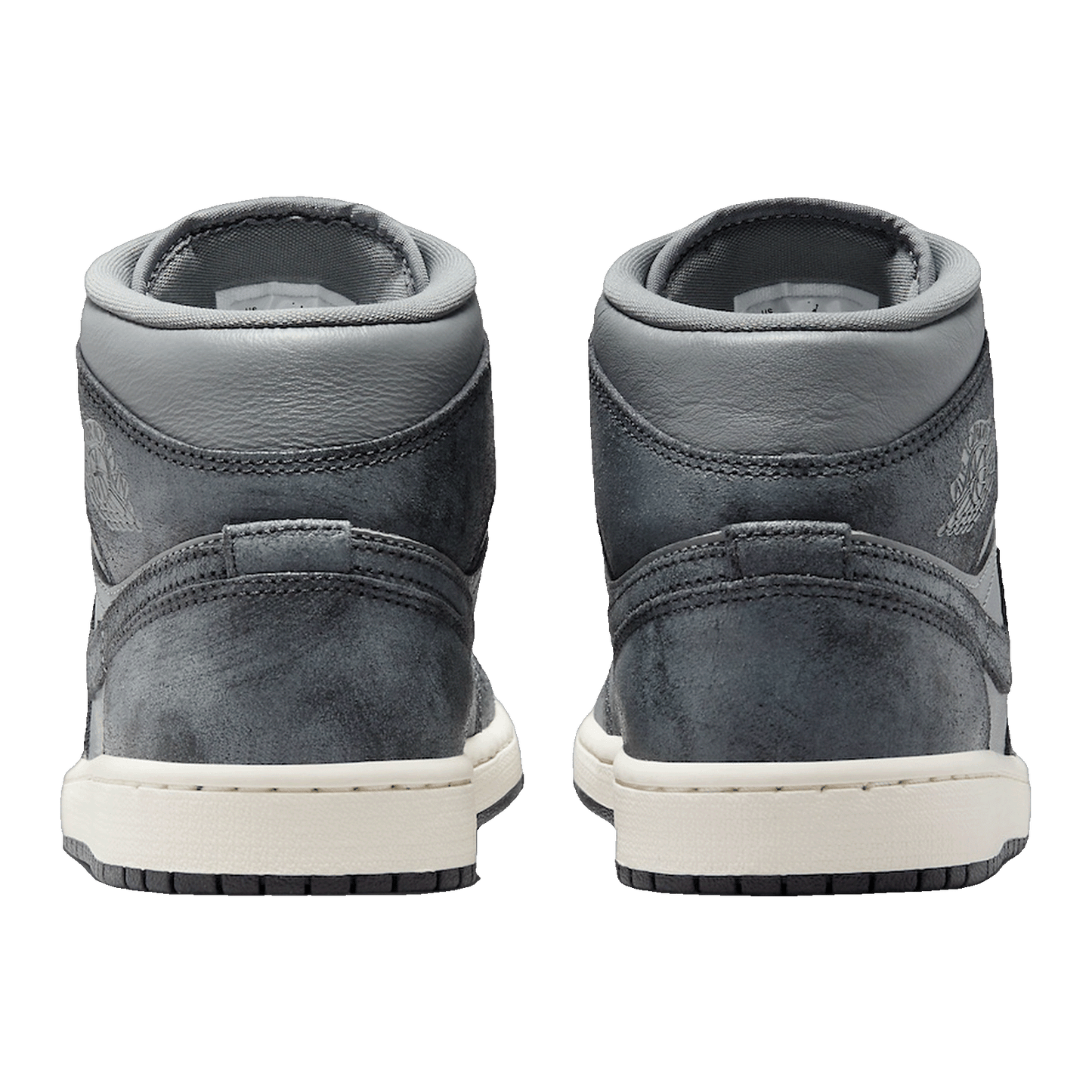 Nike Air Jordan 1 Mid Distressed Smoke Grey (W) Back