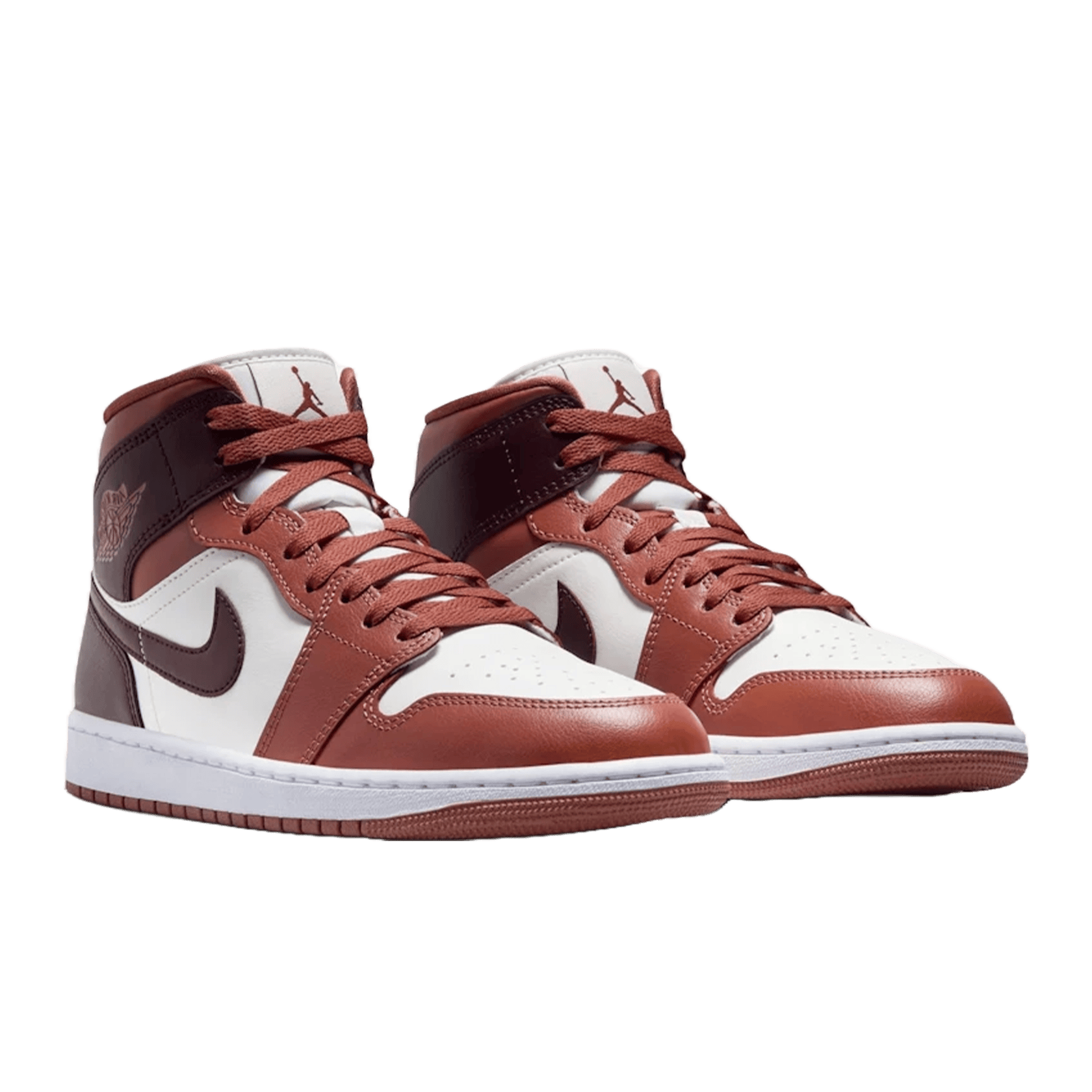 Nike Air Jordan 1 Mid Dusty Peach Night Maroon (W) Side