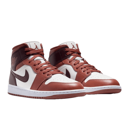 Nike Air Jordan 1 Mid Dusty Peach Night Maroon (W) Side