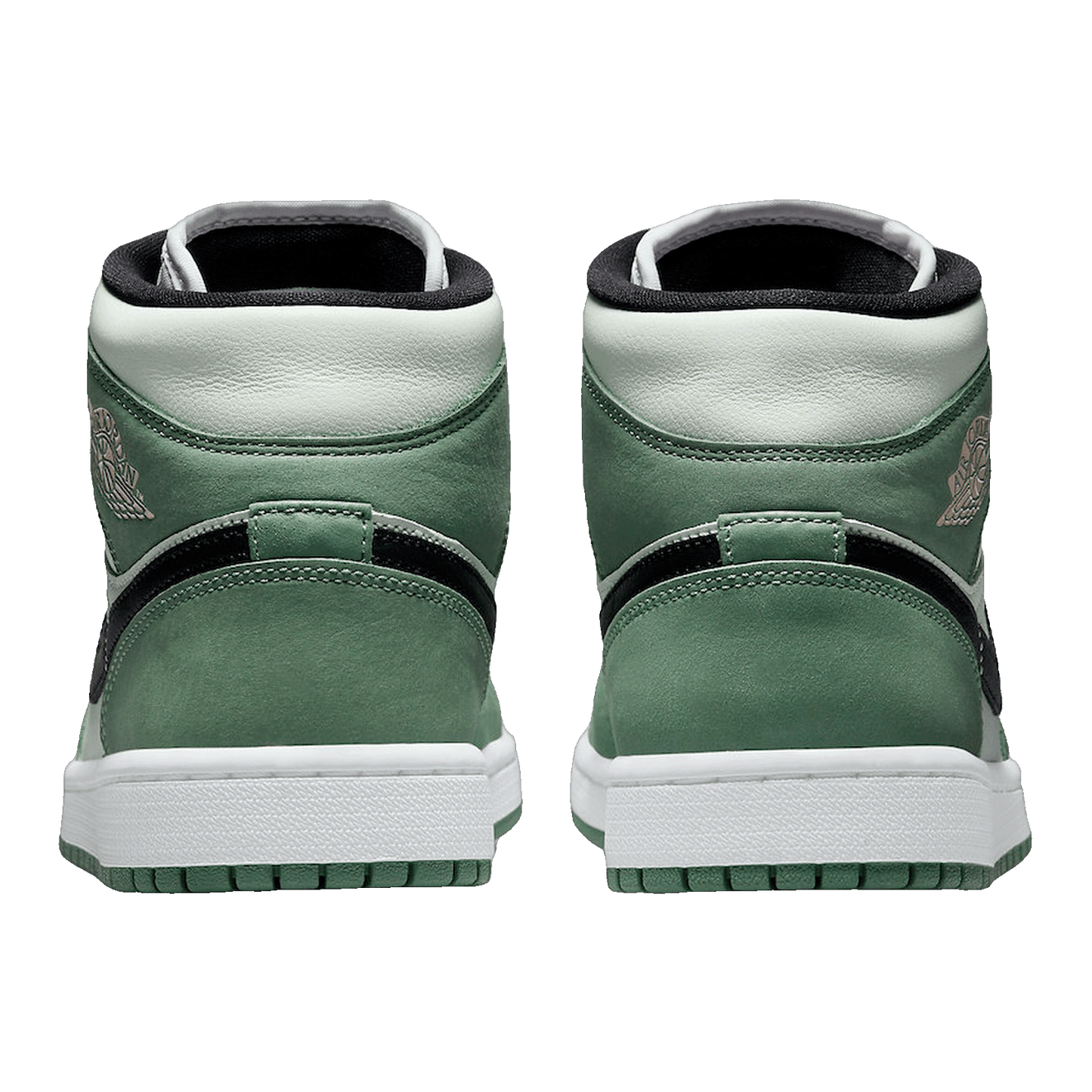 Nike Air Jordan 1 Mid Dutch Green (W) Back