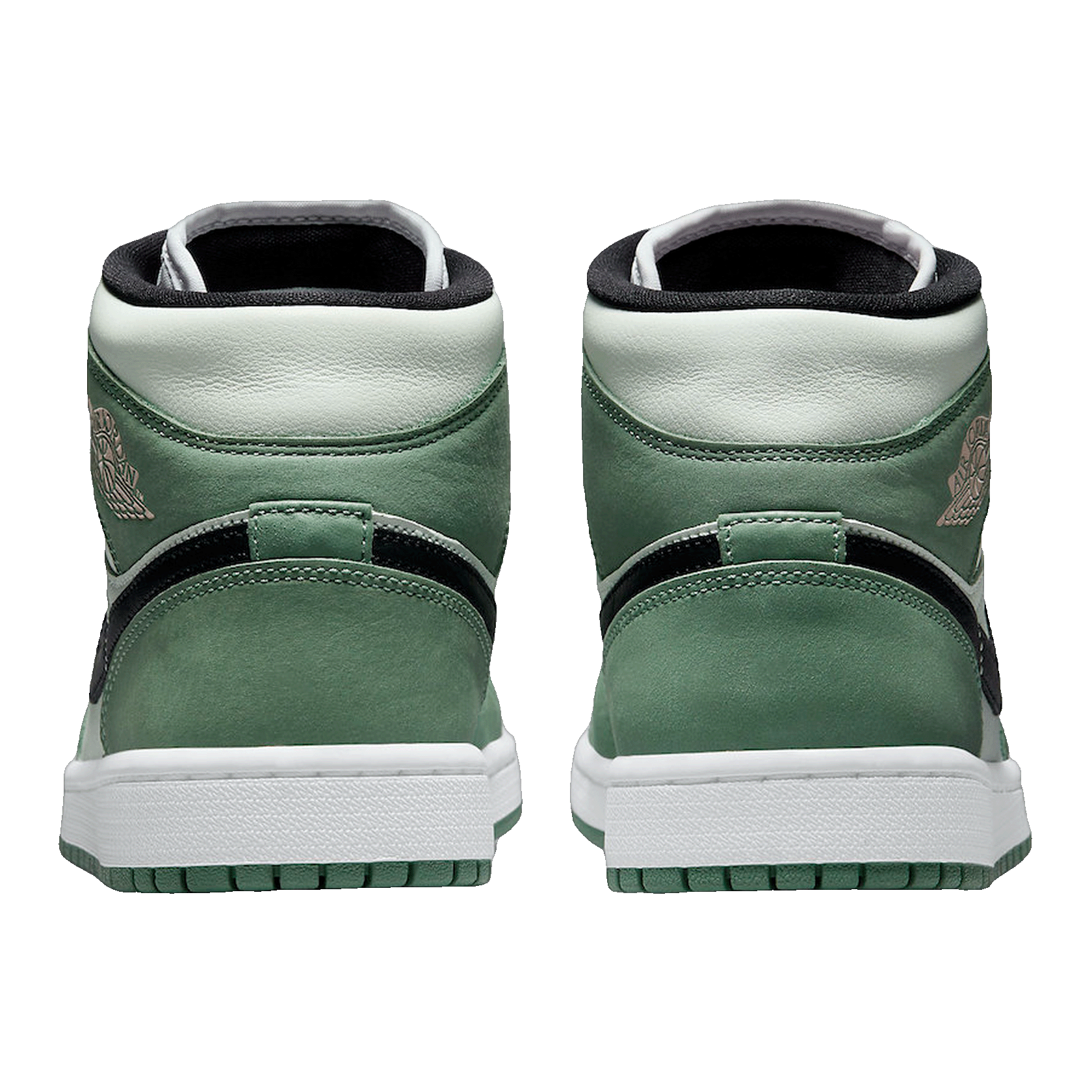 Nike Air Jordan 1 Mid Dutch Green (W) Back